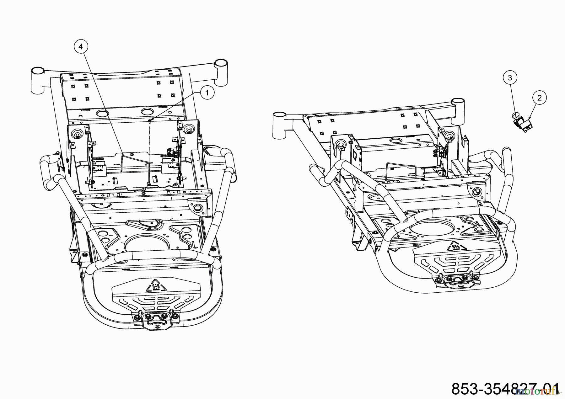 Cub Cadet Zero Turn XZ8 S122 ULTIMA 47AICAB6603 (2023) Electric parts