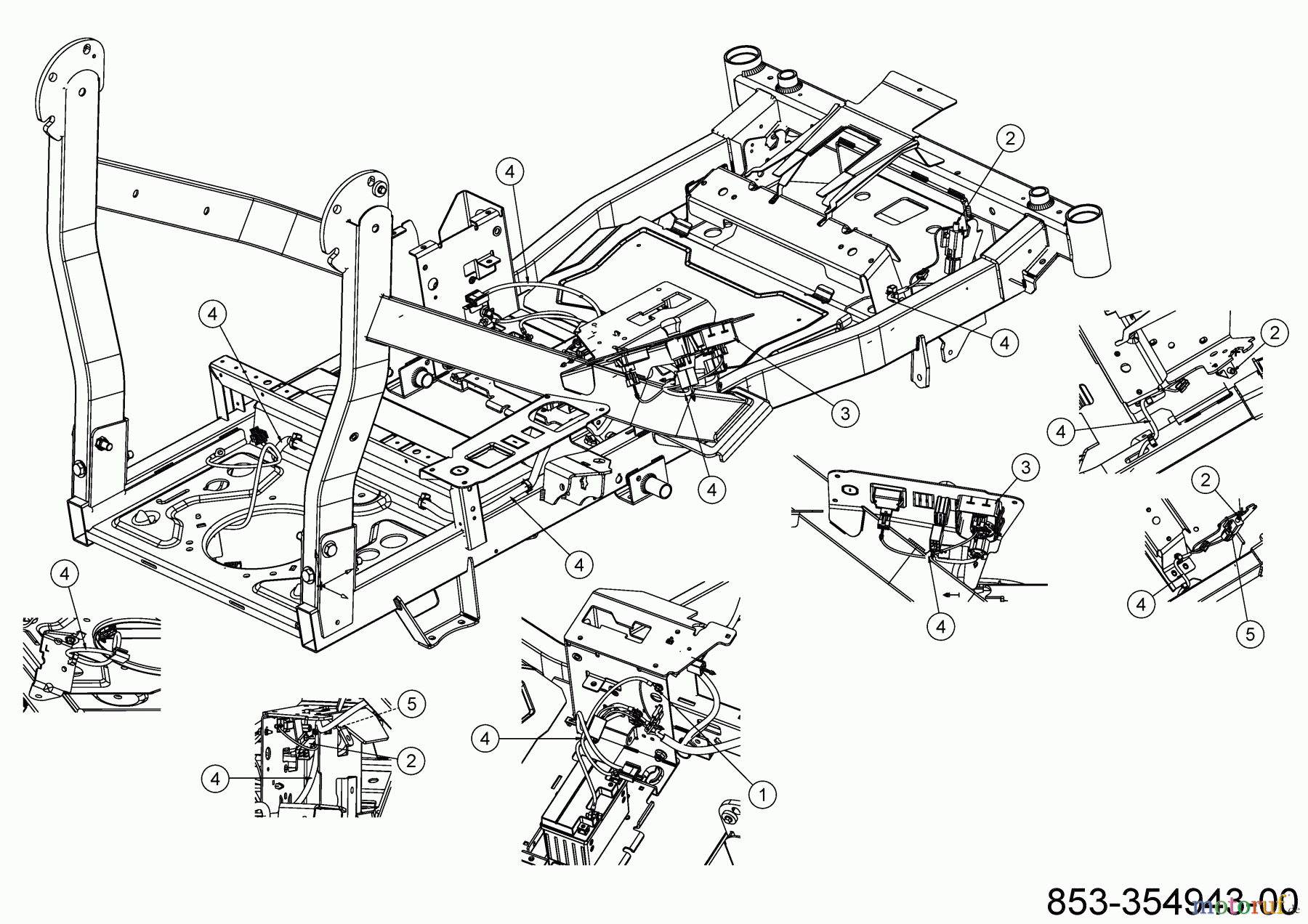Cub Cadet Zero Turn XZ8 S122 ULTIMA 47AICAB6603 (2023) Electric parts