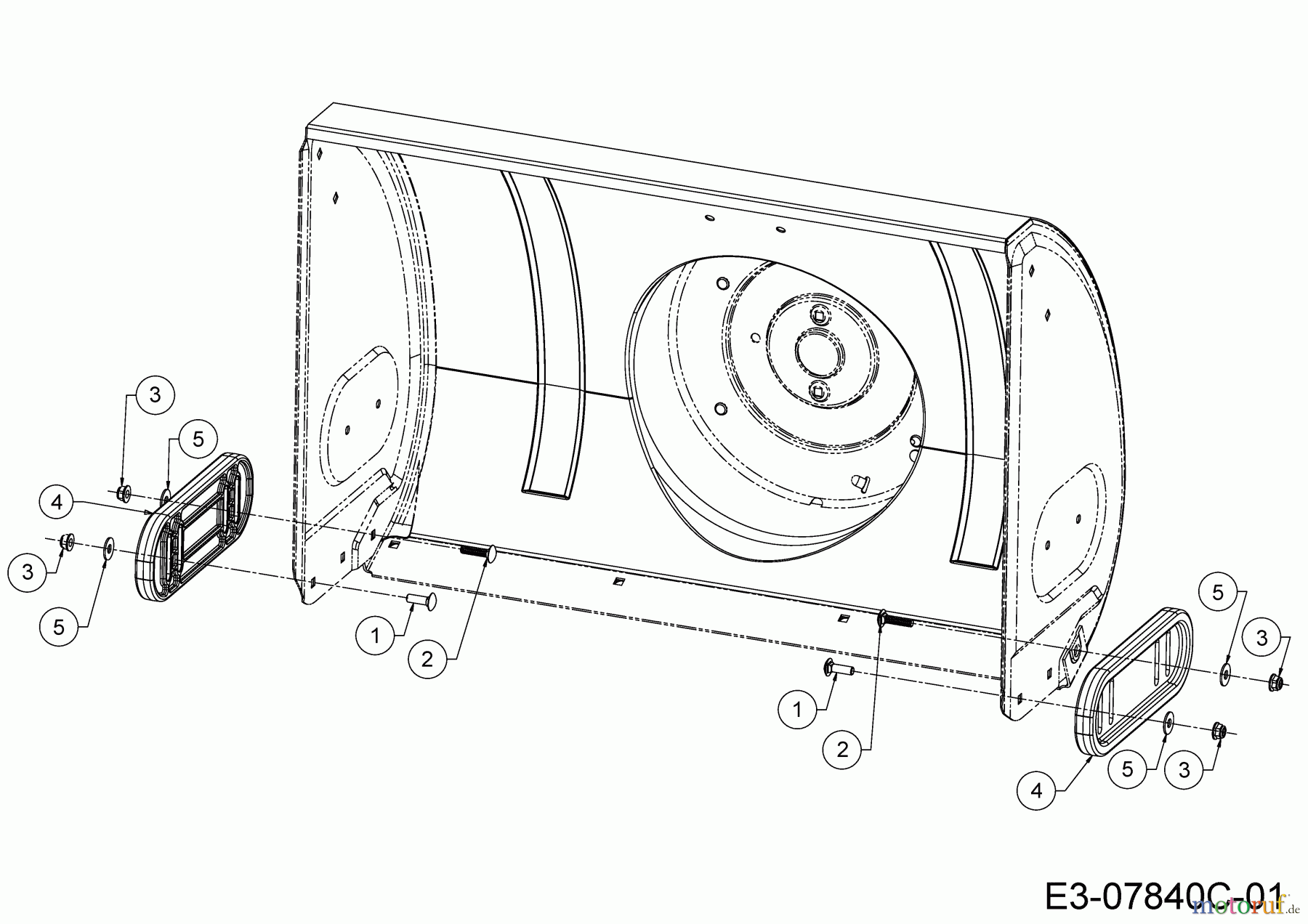 Cub Cadet Snow throwers XS3 76 TDE 31AY7EVZ603 (2022) Slide shoe