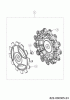 Robomow RK4000 PRO 22AKLAFA619 (2023) Listas de piezas de repuesto y dibujos Wheels, hubcaps