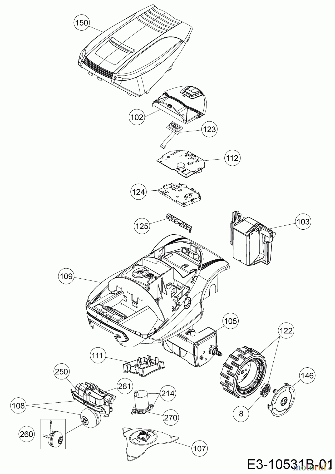  Wolf-Garten Robotic lawn mower Loopo M1500 22BCDAEA650  (2019) Basic machine
