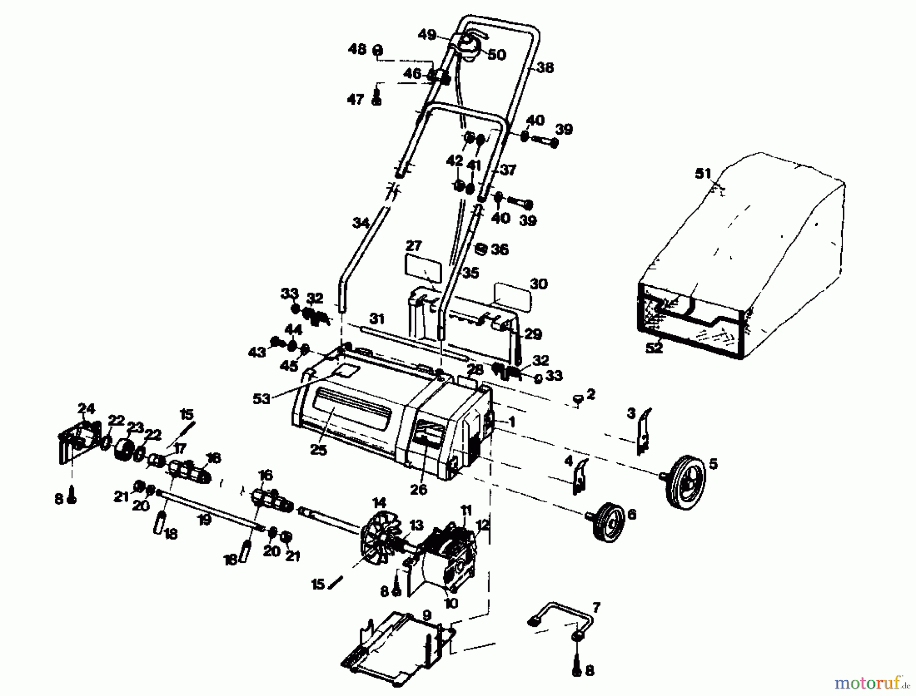  Gutbrod Electric verticutter VE 32 02890.02  (1985) Basic machine