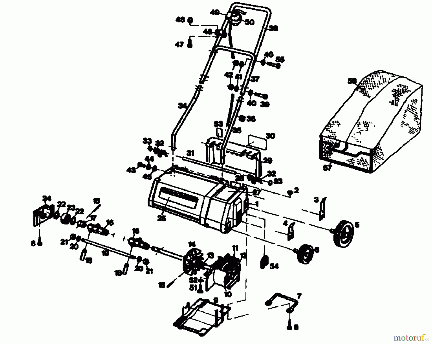  Gutbrod Electric verticutter VE 32 02890.02  (1986) Basic machine