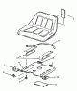 Cub Cadet 1772 1772 (1989) Ricambi Seat