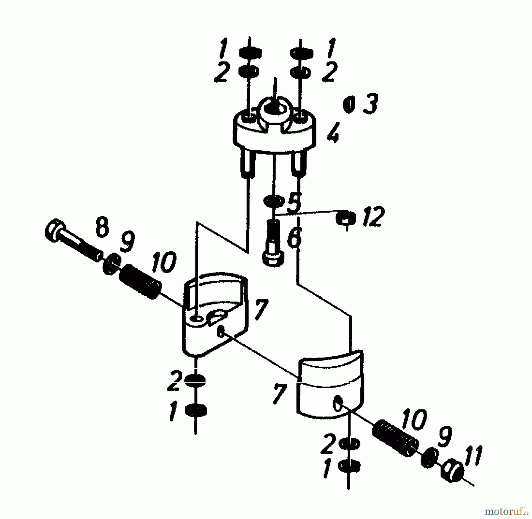  Gutbrod Cutter bar mower BM 100 4/BS 07507.02  (1989) Clutch