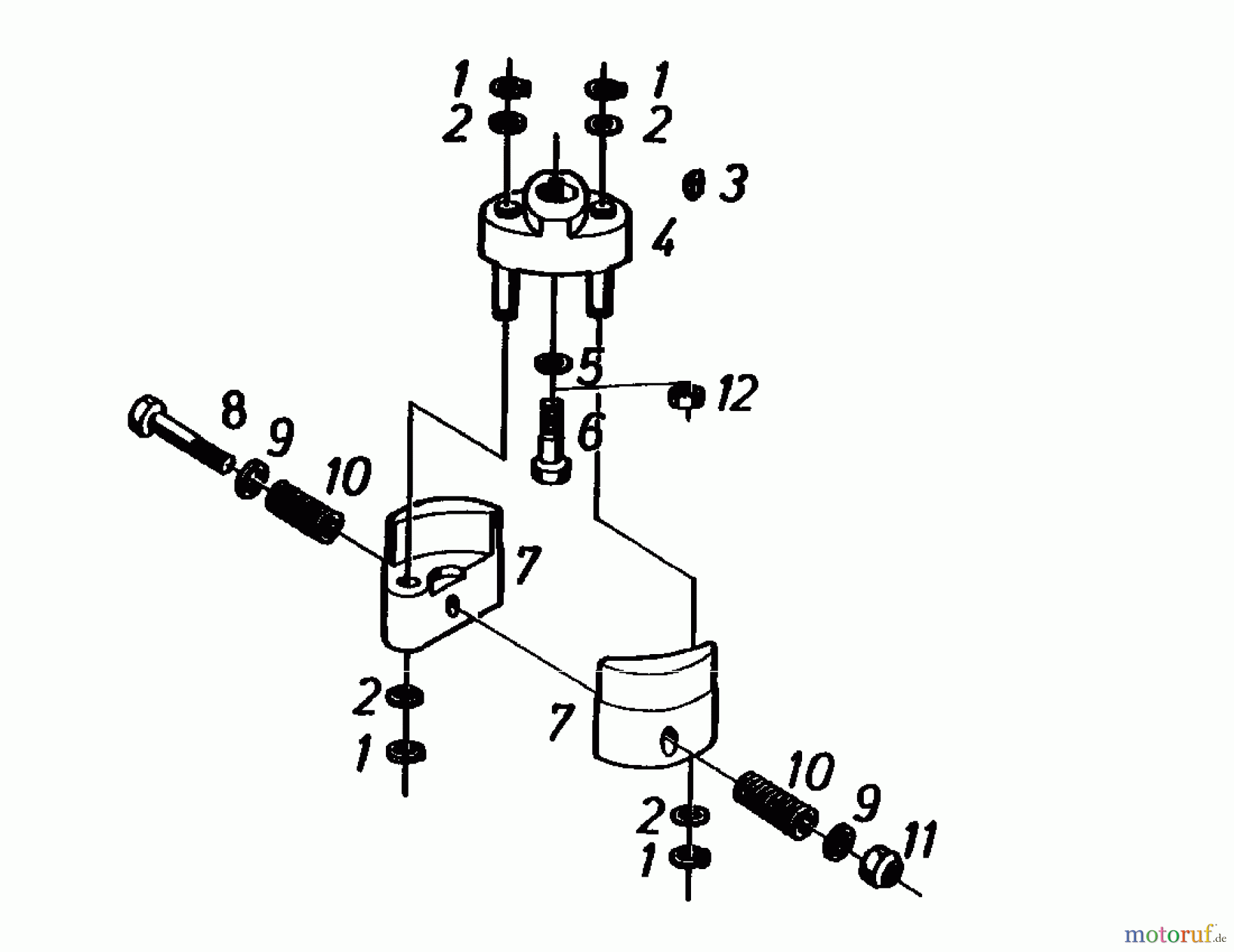 Gutbrod Cutter bar mower BM 100-2/G 07507.01  (1990) Clutch
