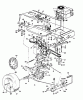 Super 12-96 N 131-659F (1991) Ricambi Drive system, Engine pulley, Pedal, Rear wheels