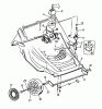 MTD Euro-Star 46 111-604R (1991) Ricambi Height adjustment, Front wheels