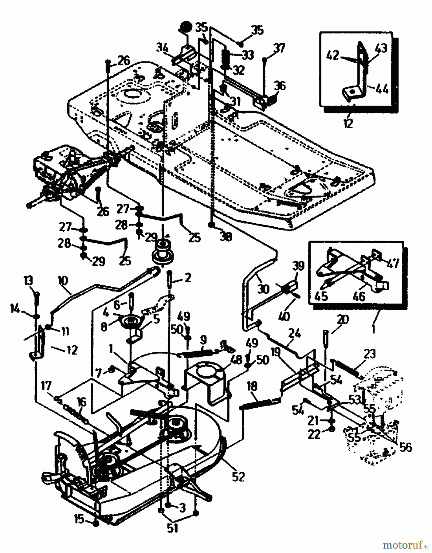  Gutbrod Lawn tractors ASB 90-10 04015.01  (1991) Deck lift