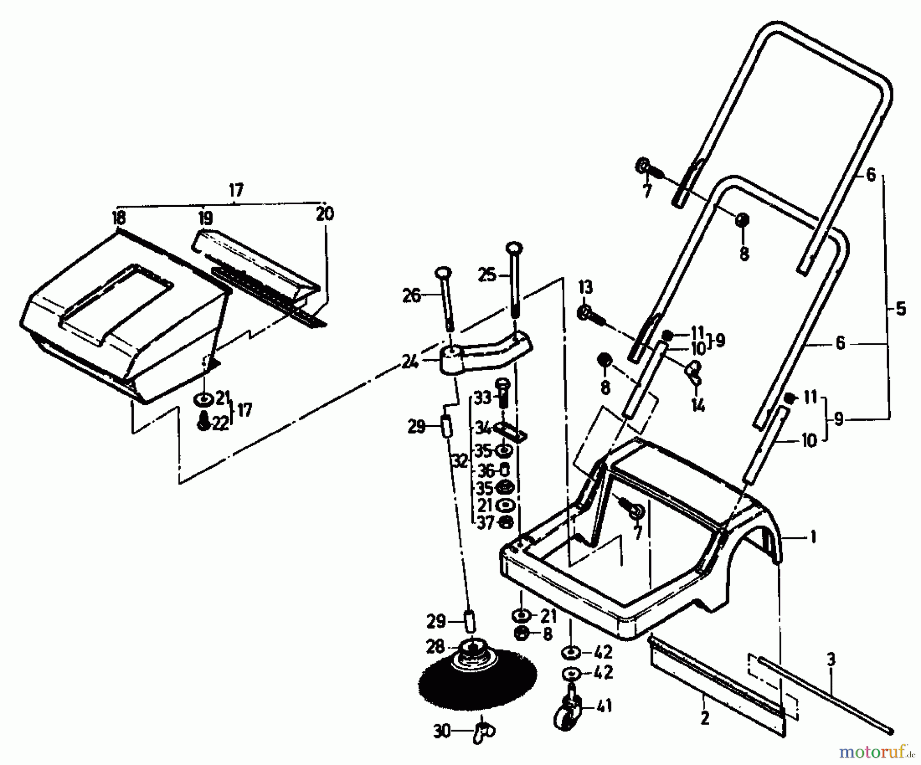  Gutbrod Push sweepers B 55 02067.04  (1992) Basic machine