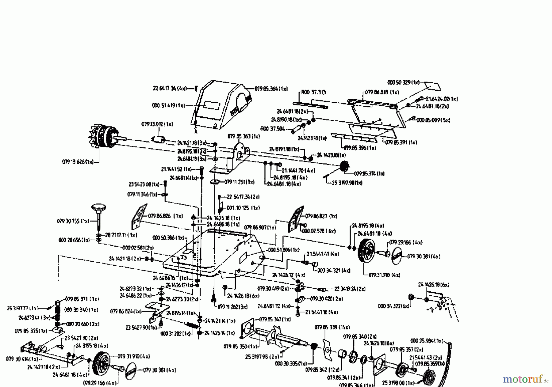  Gutbrod Electric verticutter VE 38 07519.01  (1995) Basic machine
