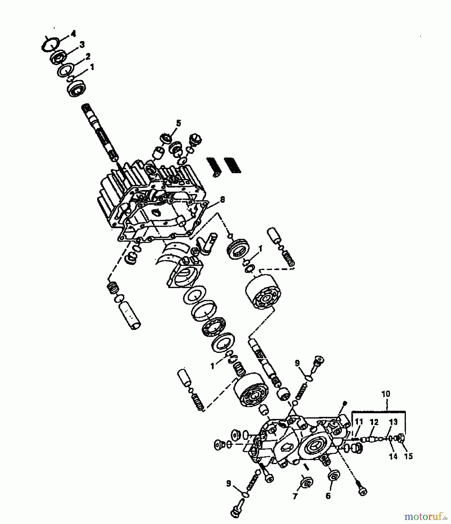  Gutbrod Lawn tractors RSB 110-16 H 00097.02  (1995) Hydrostatic gearbox