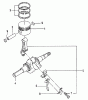 Gutbrod BM 91 07517.04 (1996) Listas de piezas de repuesto y dibujos Piston, Crankshaft
