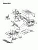 MTD F 145 136M615G678 (1996) Ricambi Dashboard, Engine hood, Fender