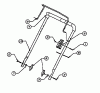 MTD E 152 317E152-000 (1997) Ricambi Upper handle