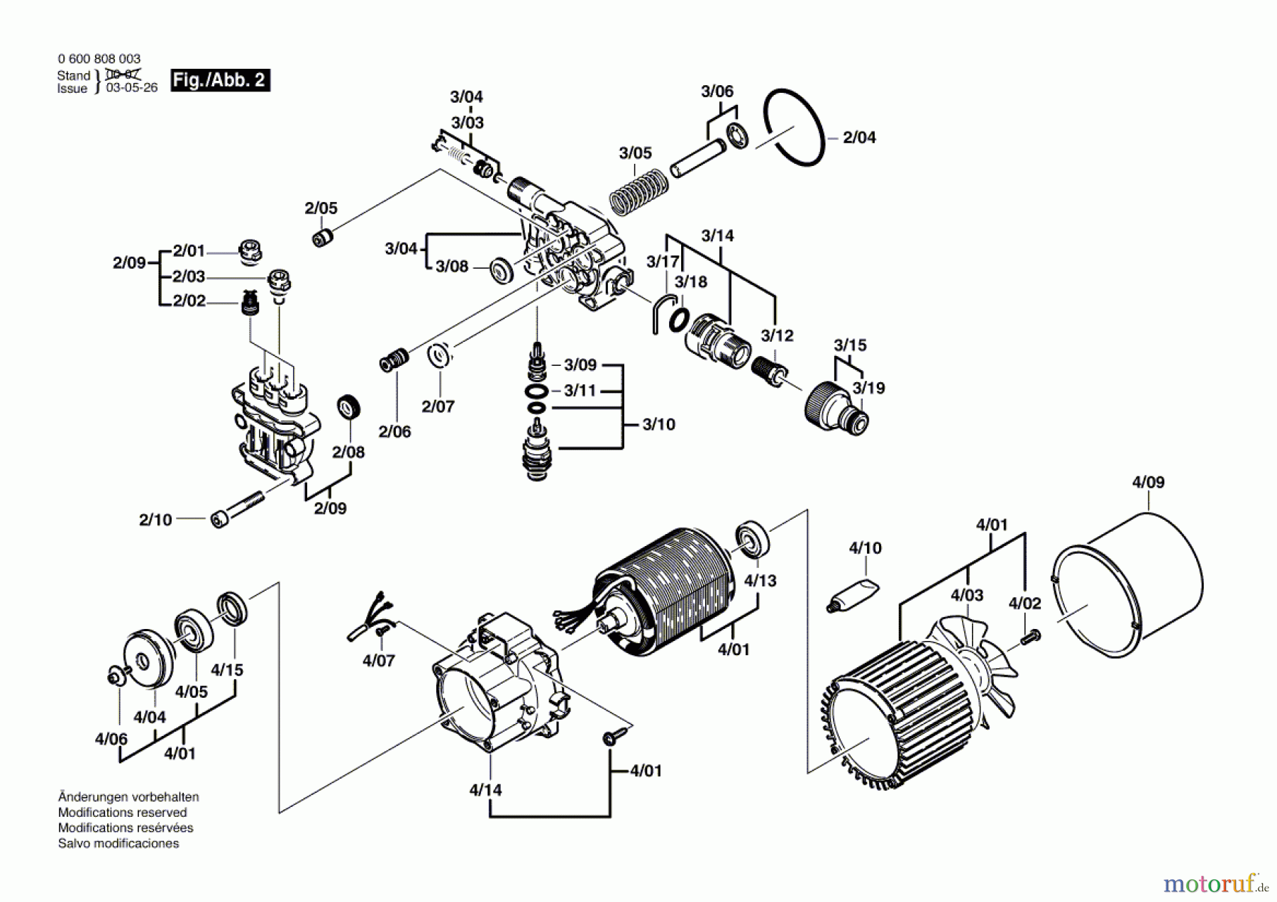  Bosch Wassertechnik Hochdruckreiniger AHR 1200 AS Seite 2