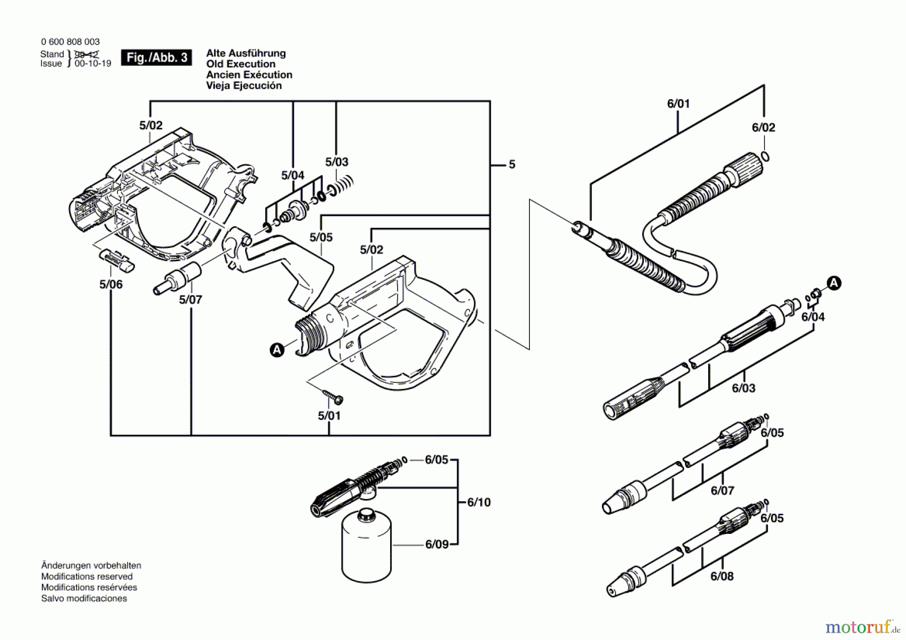  Bosch Wassertechnik Hochdruckreiniger AHR 1200 AS Seite 3
