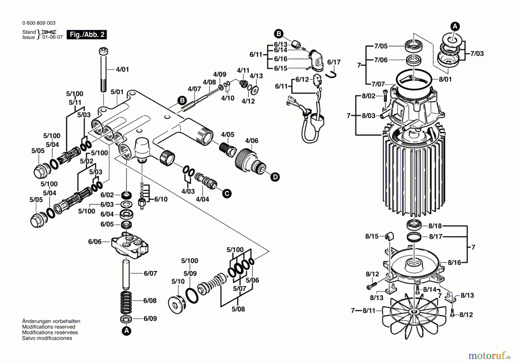  Bosch Wassertechnik Hochdruckreiniger AHR 1500 AS Seite 2