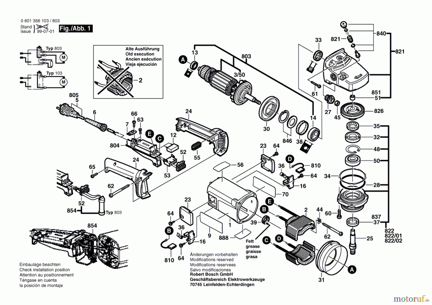  Bosch Werkzeug Winkelschleifer GWS 21-180 Seite 1