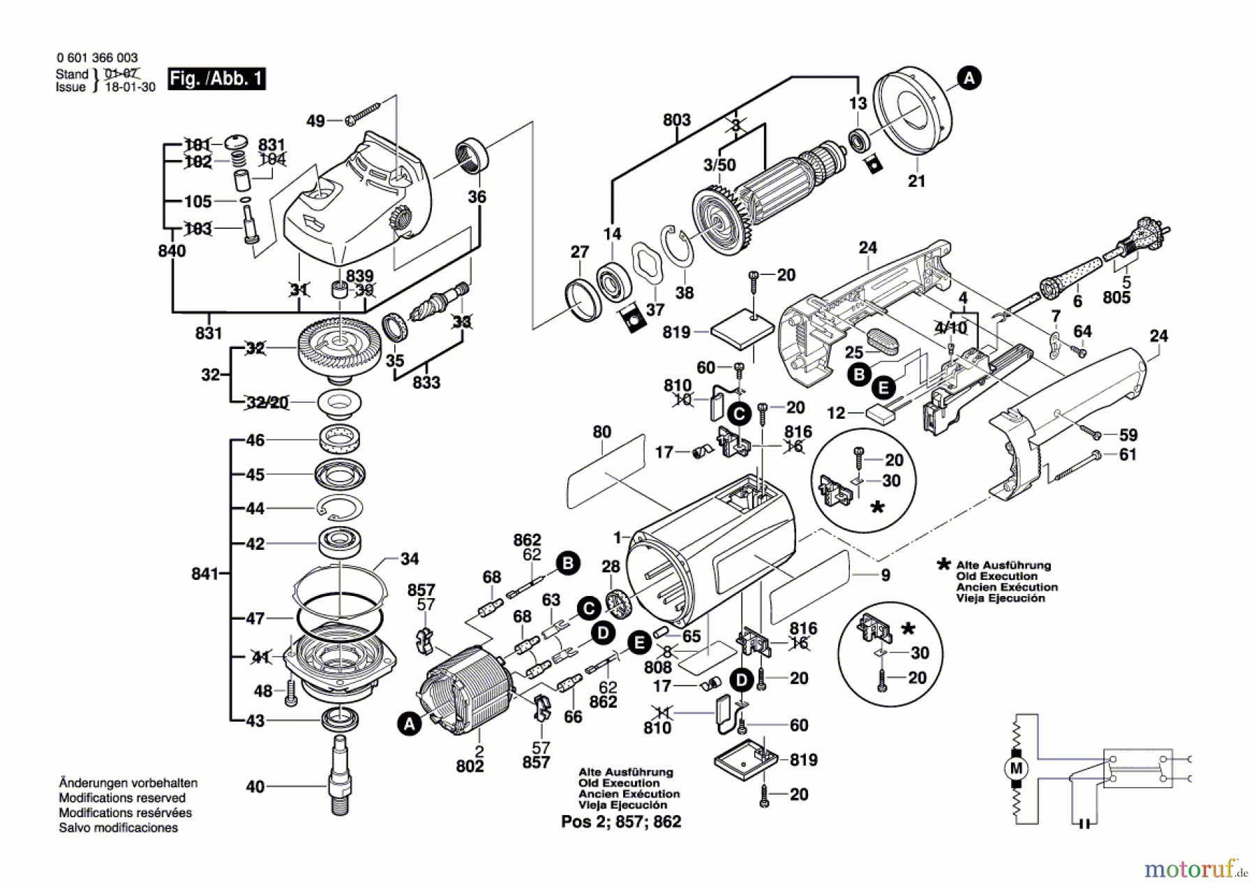  Bosch Werkzeug Winkelpolierer GPO 12 Seite 1