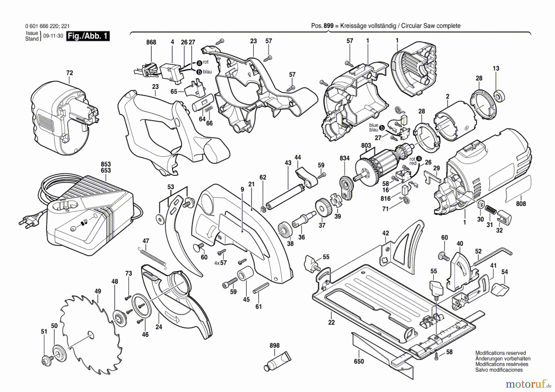  Bosch Akku Werkzeug Akku-Kreissäge BACCS-24V Seite 1
