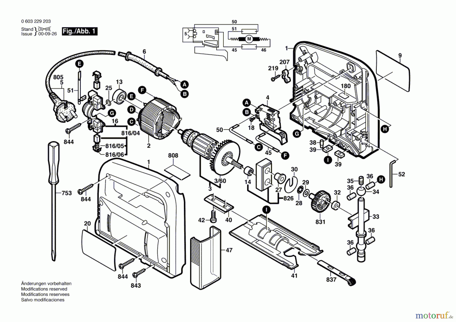  Bosch Werkzeug Stichsäge PST 53 A Seite 1
