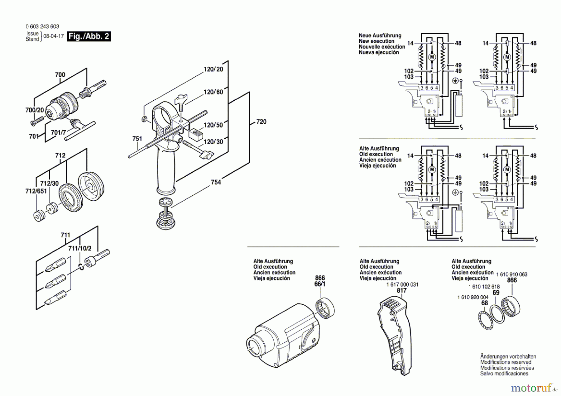  Bosch Werkzeug Bohrhammer PBH 20-RLE Seite 2