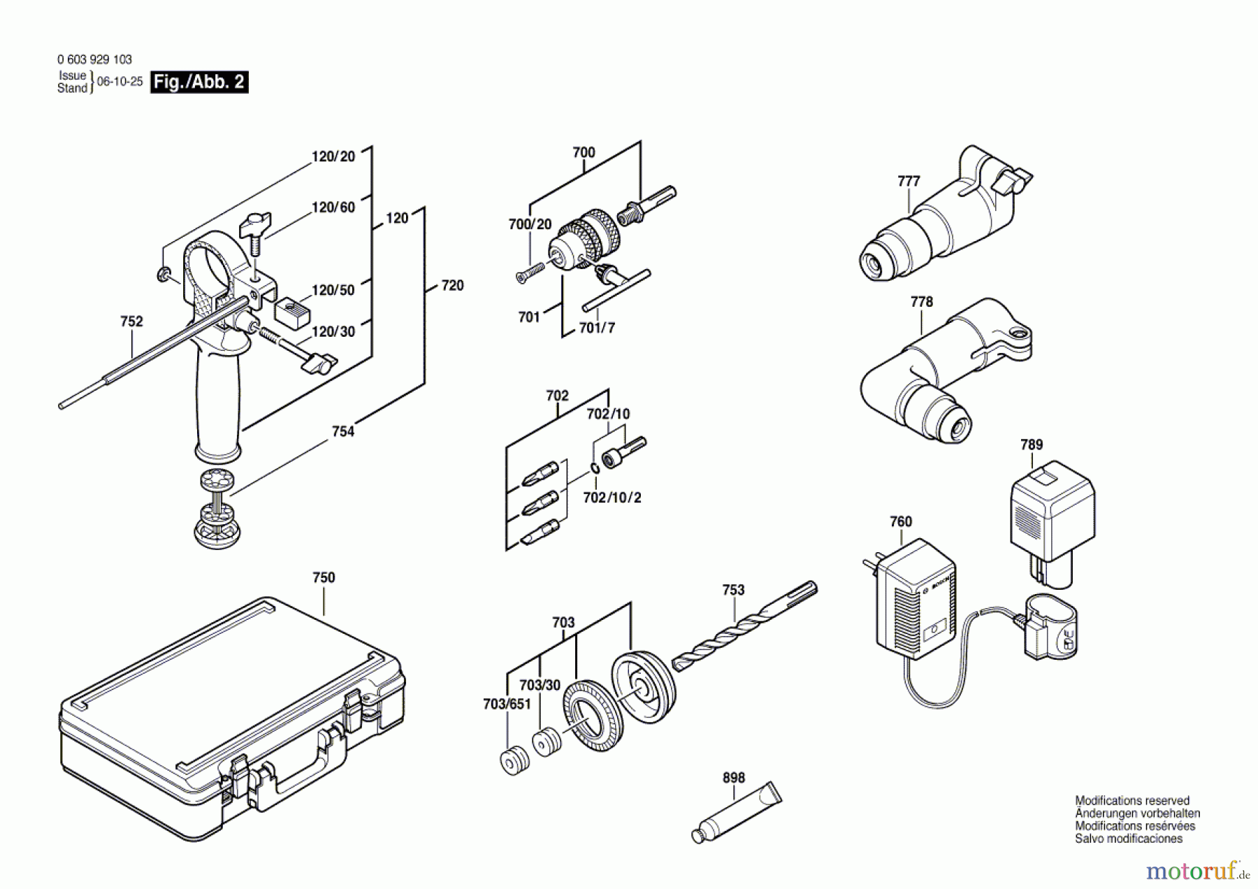  Bosch Akku Werkzeug Akku-Bohrhammer PBH 12 VR Seite 2