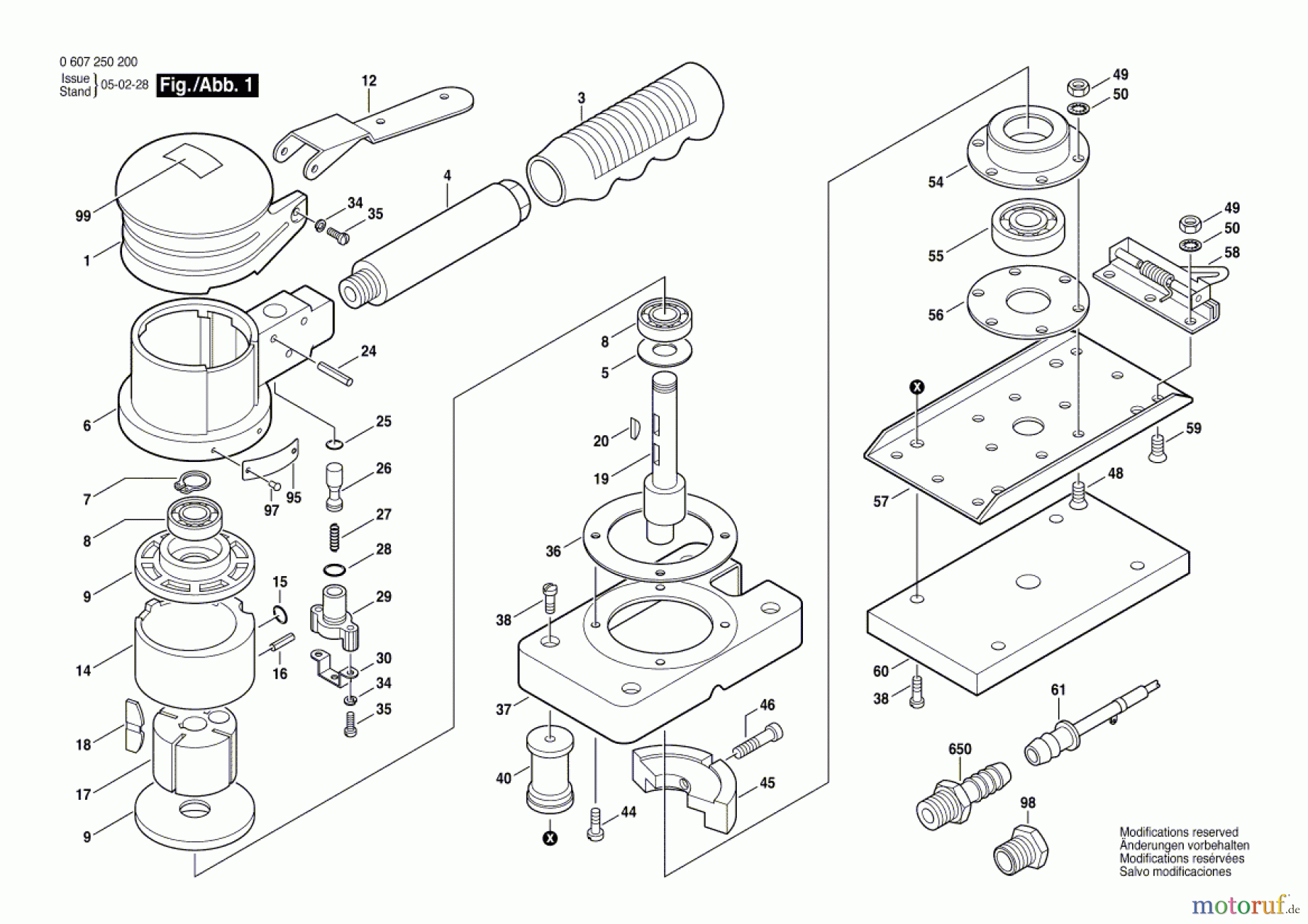  Bosch Werkzeug Pw-Schwingschleifer 50 WATT-SERIE Seite 1
