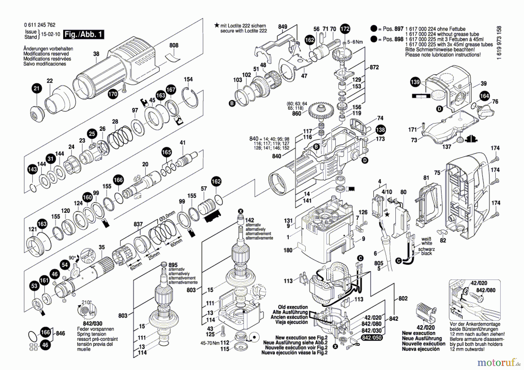  Bosch Werkzeug Bohrhammer BTI-BH 11-80 ME Seite 1