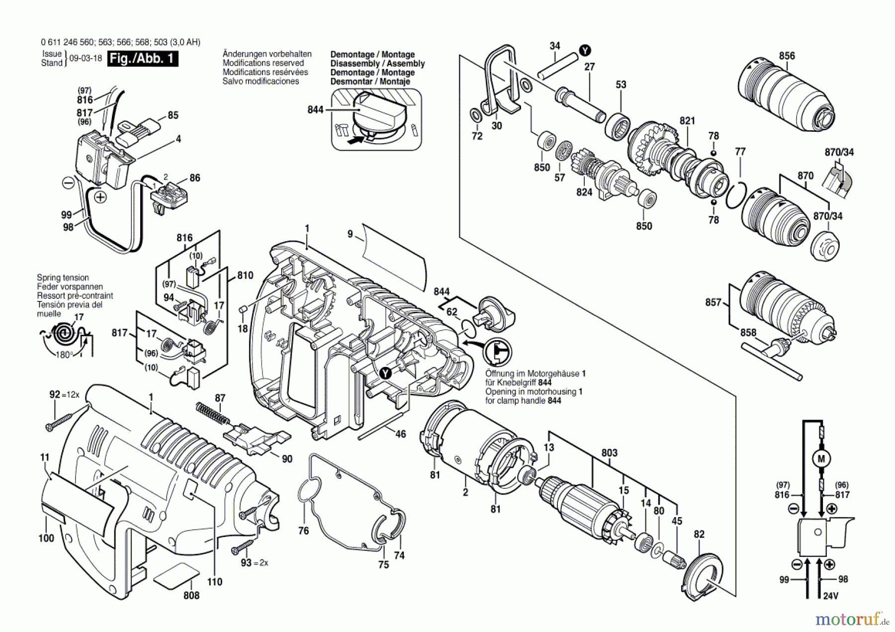  Bosch Akku Werkzeug Gw-Akku-Bohrhammer GBH 24 VFR Seite 1