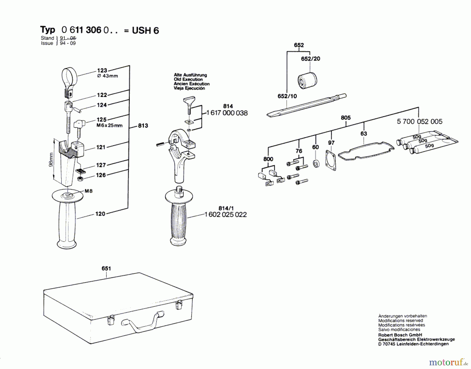  Bosch Werkzeug Gw-Schlaghammer USH 6 Seite 2