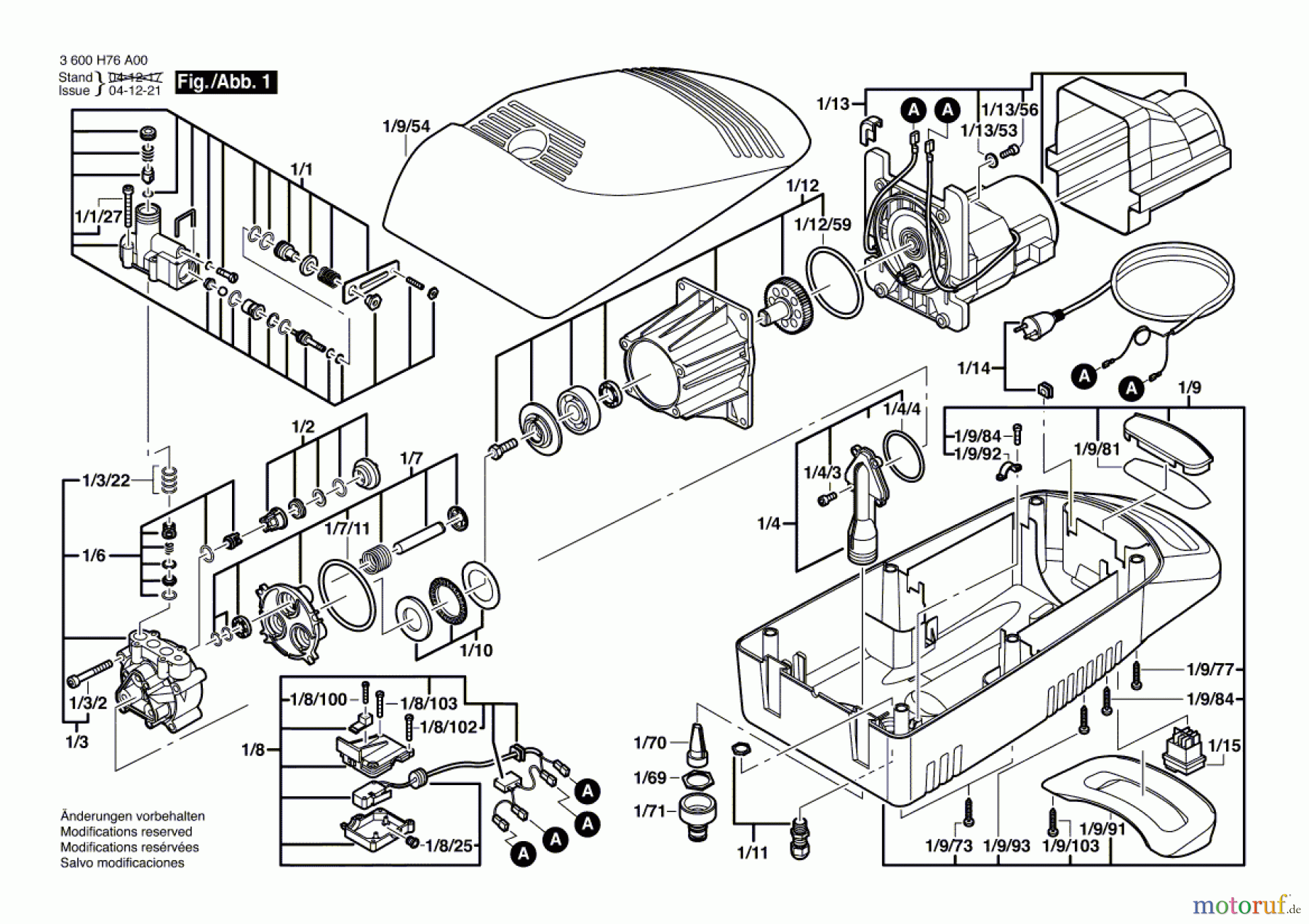  Bosch Wassertechnik Hochdruckreiniger AQUATAK 100 Seite 1