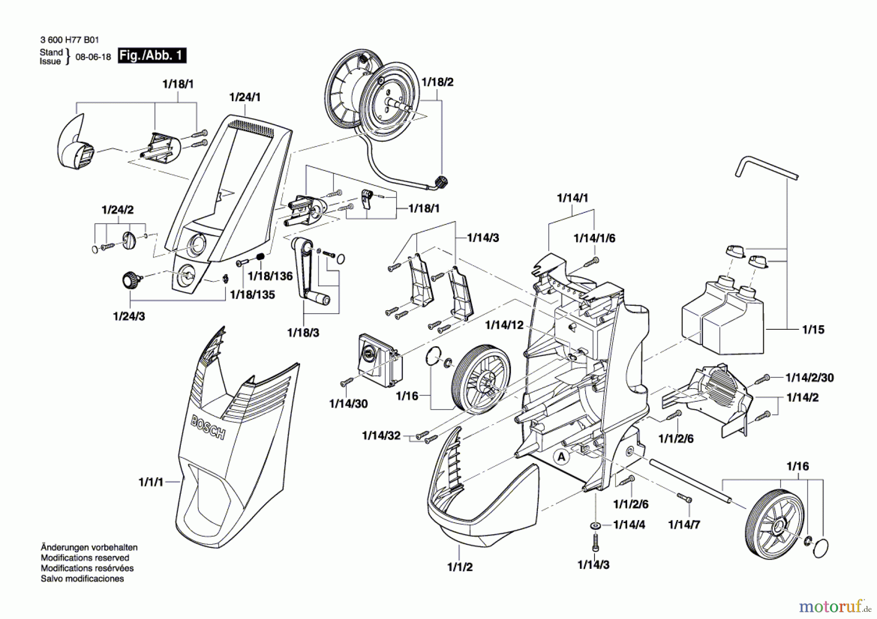  Bosch Wassertechnik Hochdruckreiniger AQUATAK 150 PRO X Seite 1