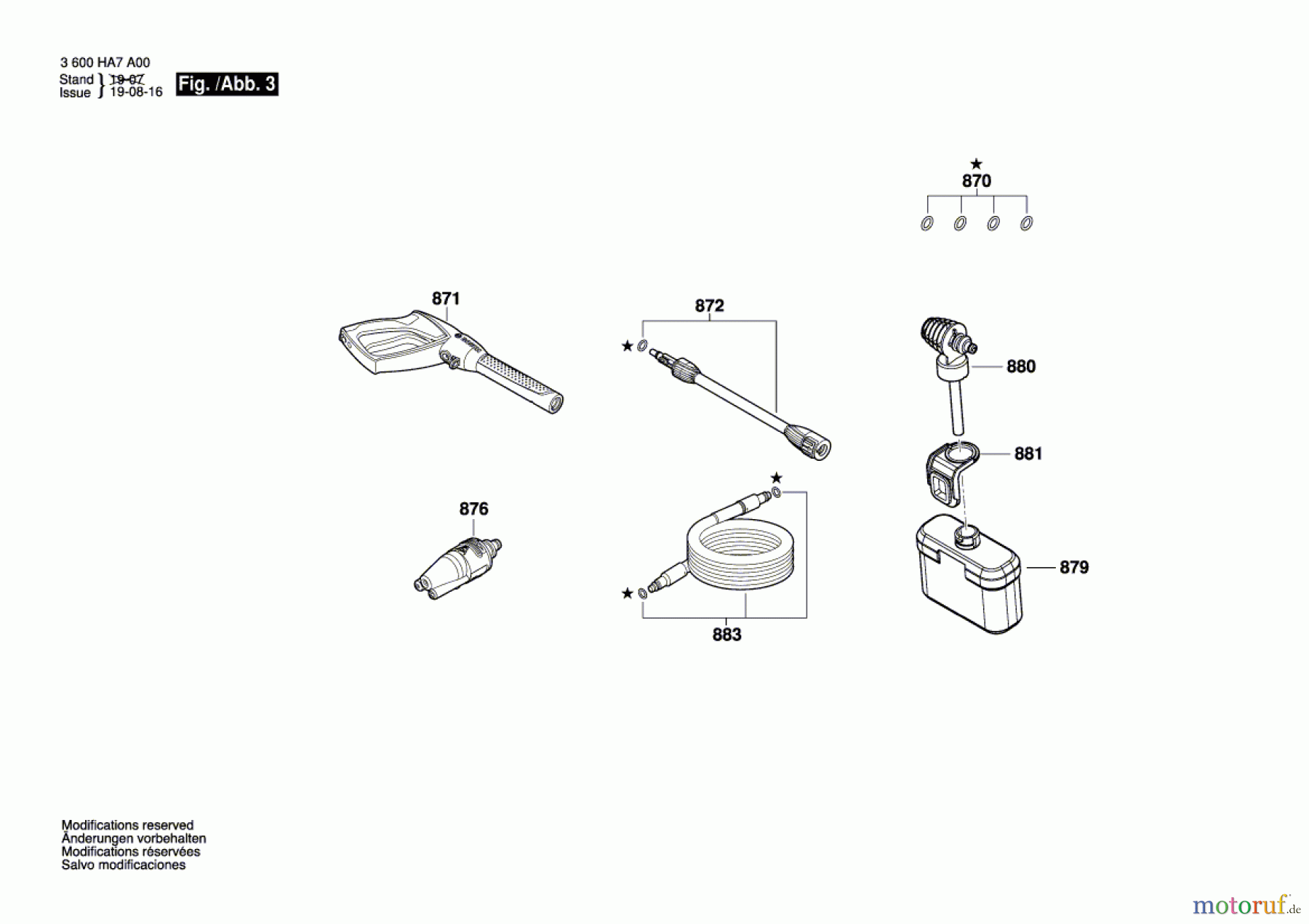  Bosch Wassertechnik Hochdruckreiniger UniversalAquatak 125 Seite 3