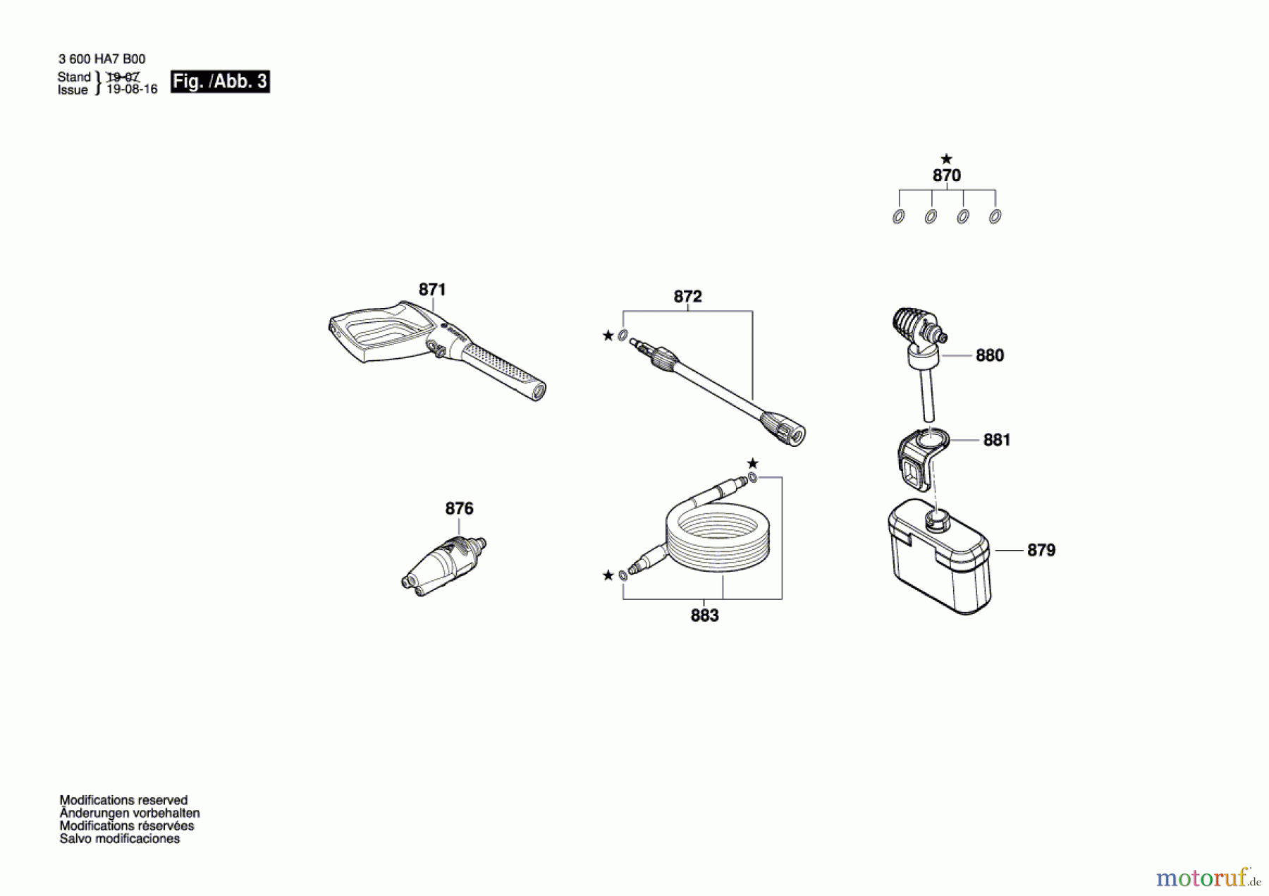  Bosch Wassertechnik Hochdruckreiniger UniversalAquatak 130 Seite 3