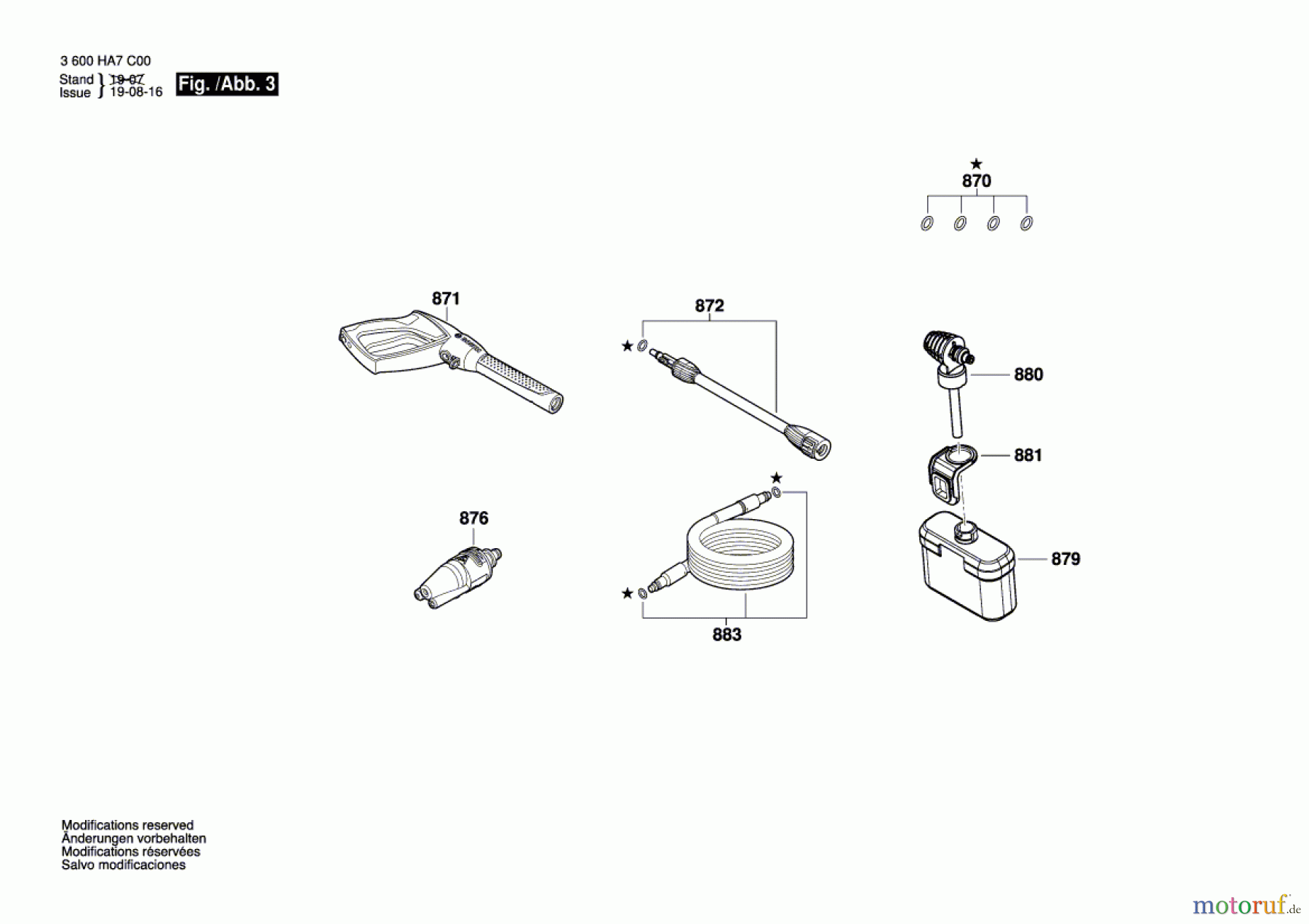  Bosch Wassertechnik Hochdruckreiniger UniversalAquatak 135 Seite 3