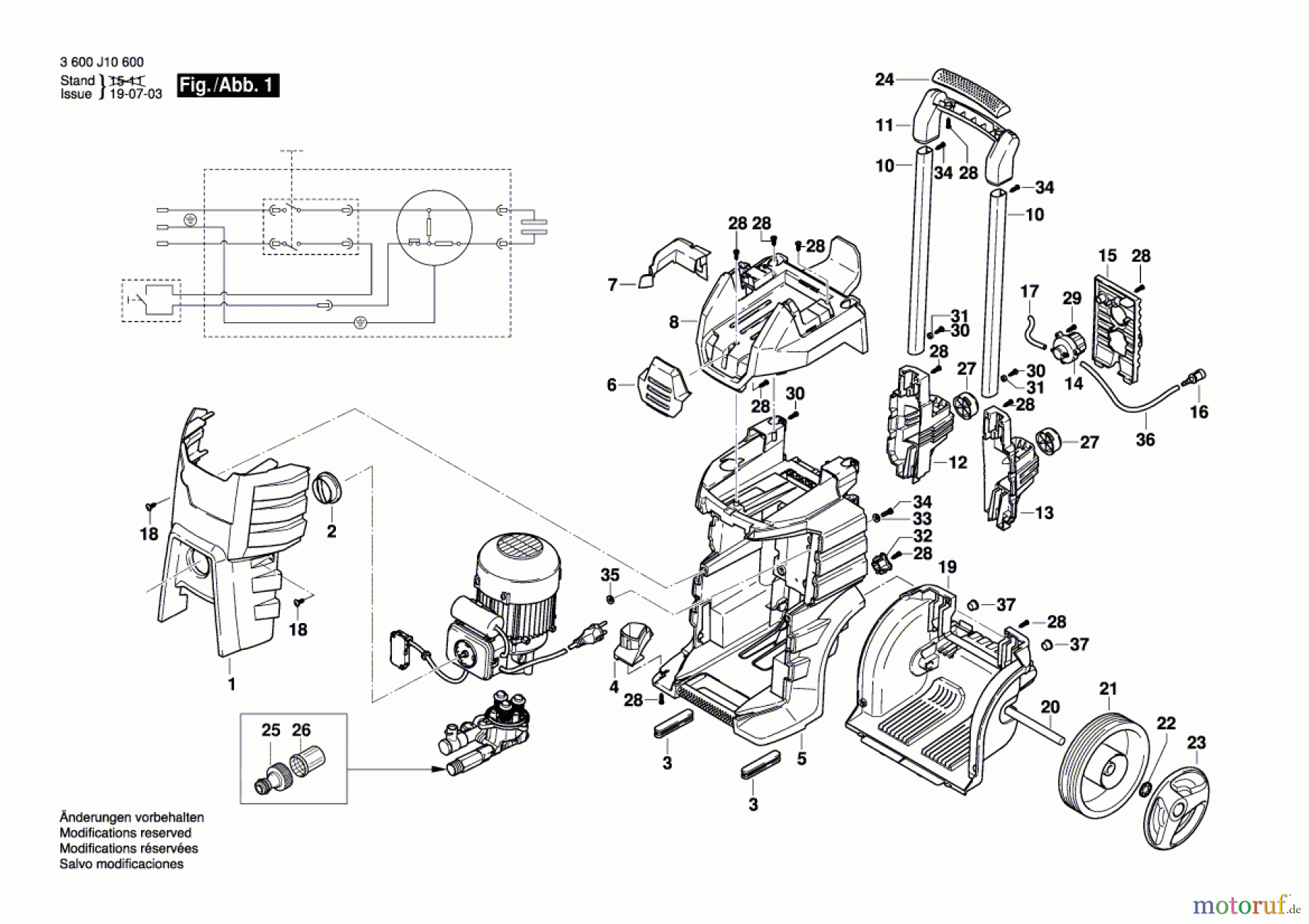  Bosch Wassertechnik Hochdruckreiniger GHP 5-65 X Seite 1