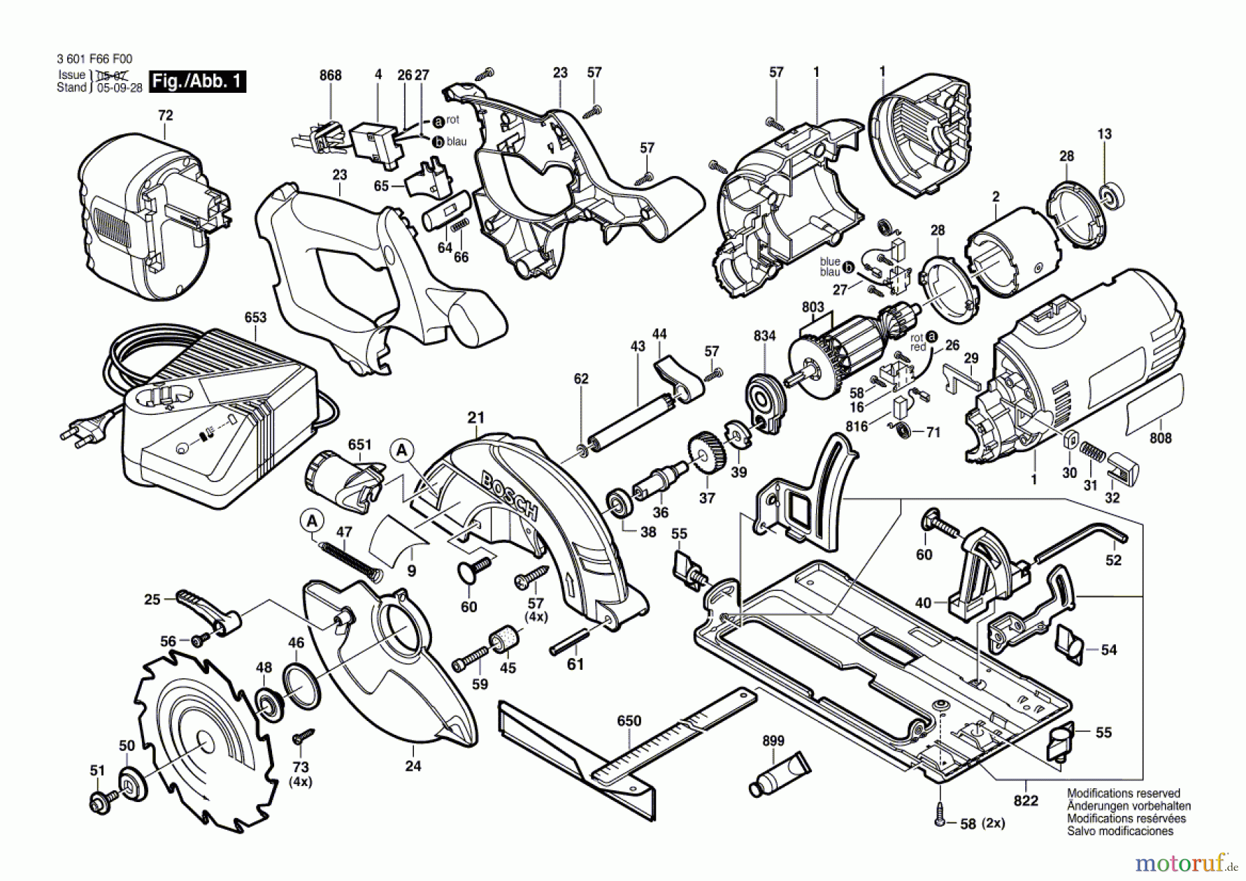  Bosch Akku Werkzeug Akku-Kreissäge GKS 18 V Seite 1