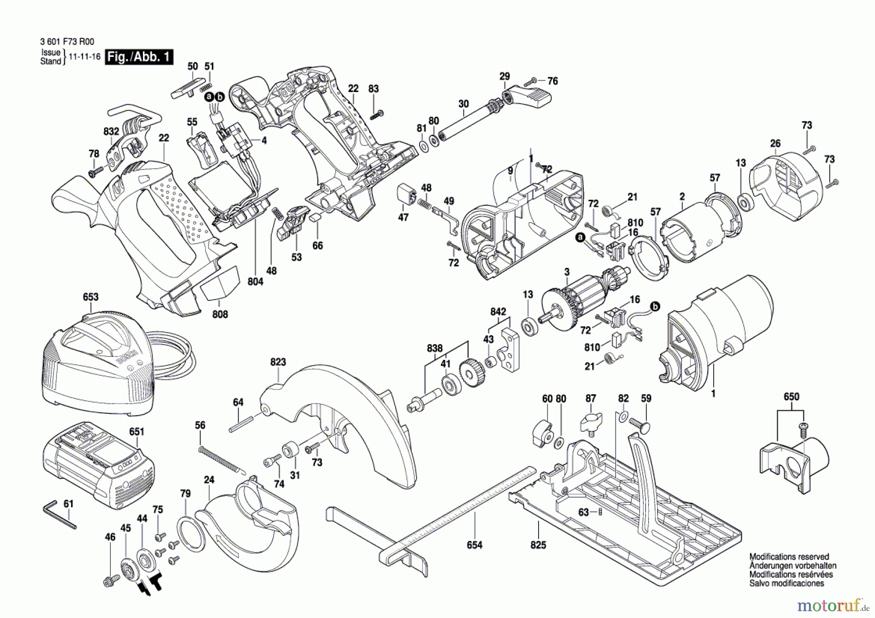  Bosch Akku Werkzeug Akku-Kreissäge GKS 36 V-LI Seite 1