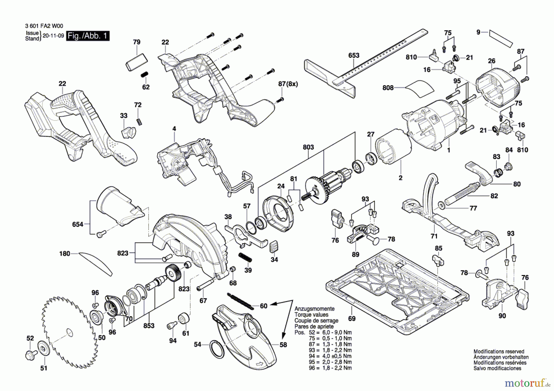  Bosch Akku Werkzeug Akku-Kreissäge HKS 18-A Seite 1