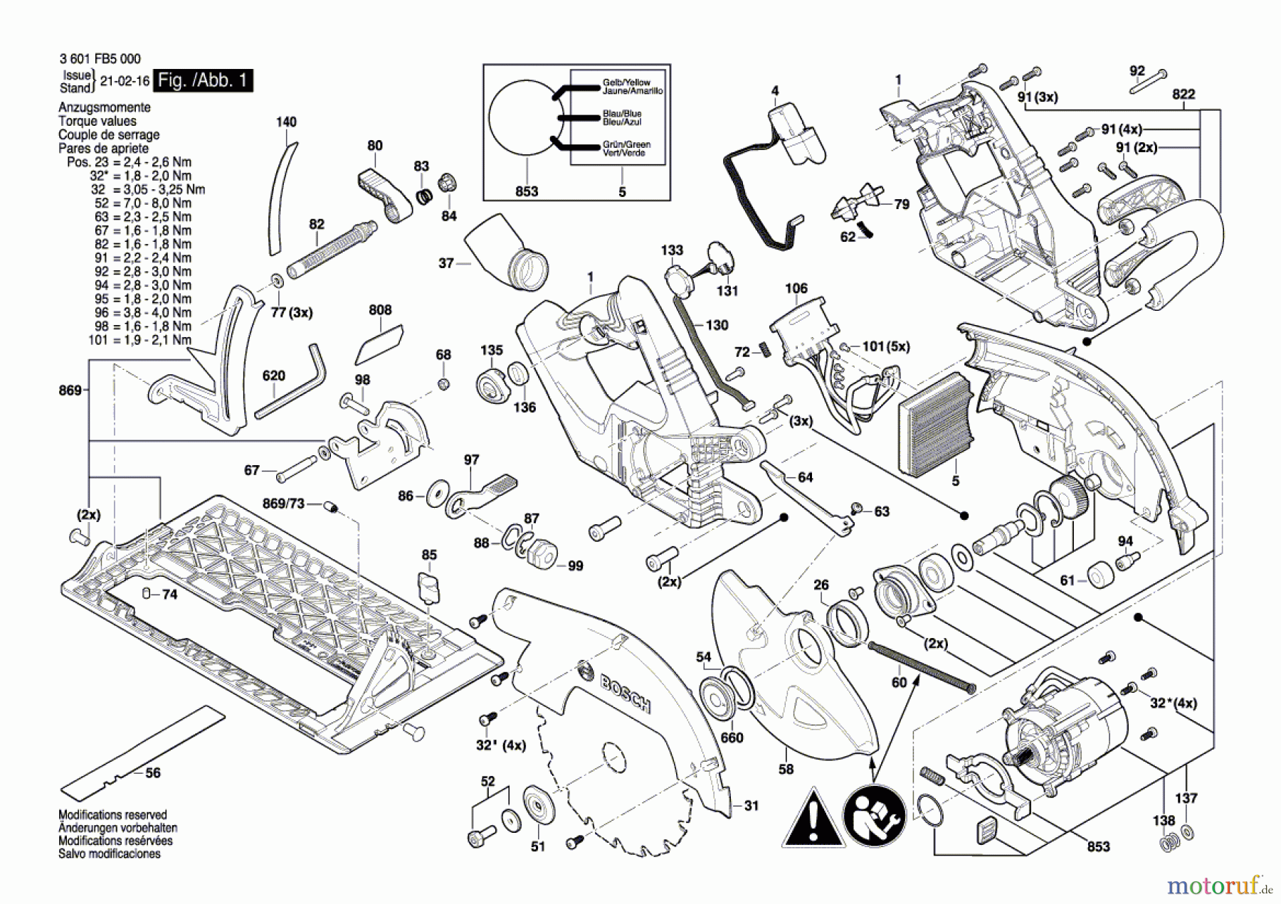  Bosch Akku Werkzeug Akku-Kreissäge GKS 18V-68C Seite 1