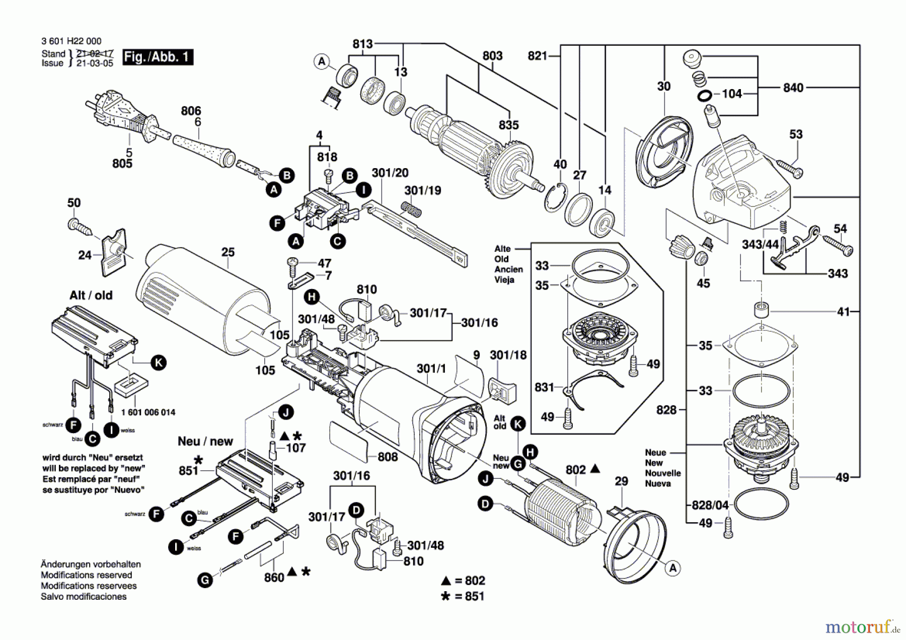  Bosch Werkzeug Winkelschleifer GWS 11-125 CIE Seite 1