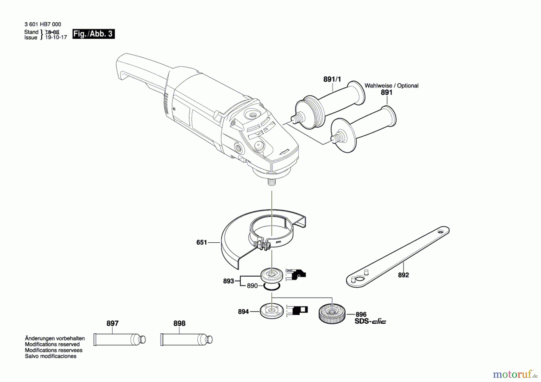  Bosch Werkzeug Winkelschleifer GWS 2000 Seite 3