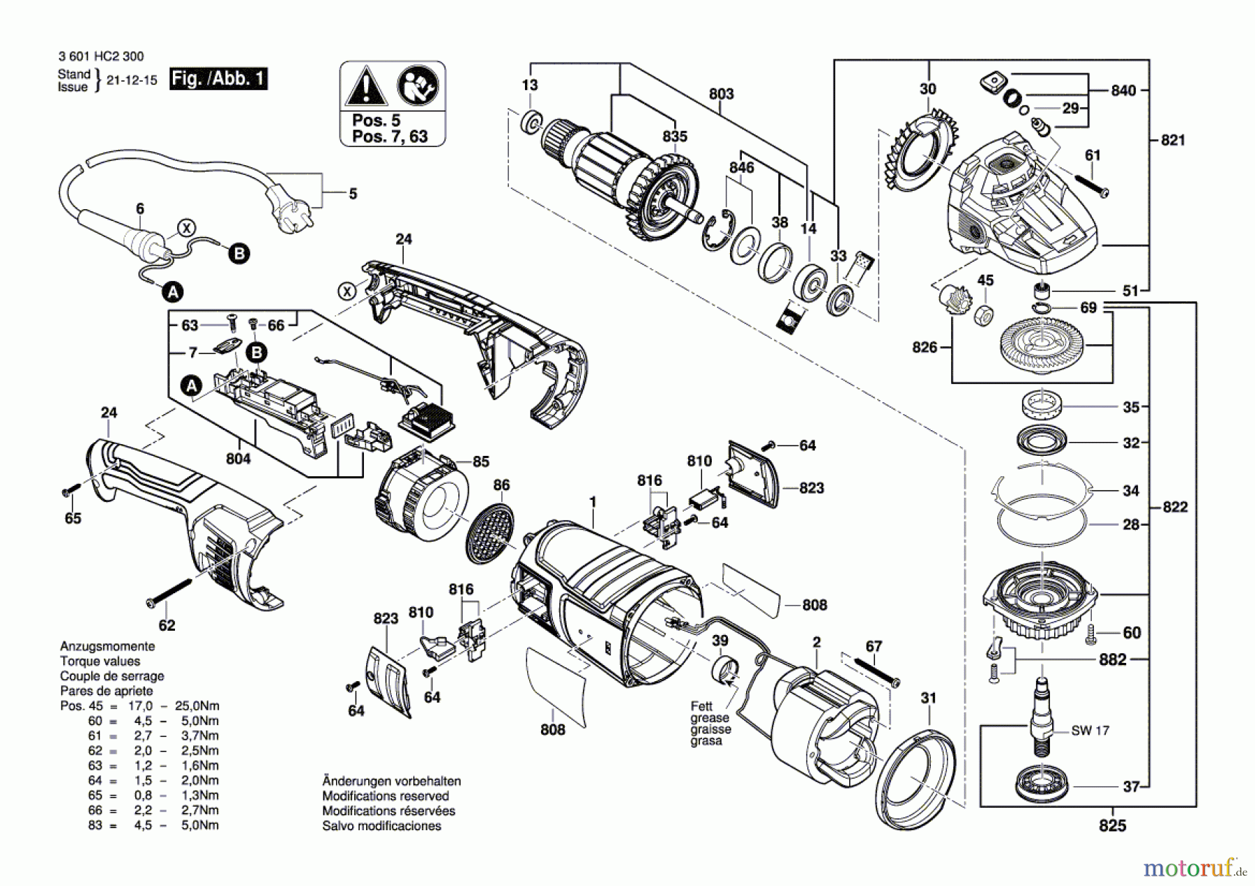  Bosch Werkzeug Winkelschleifer GWS 24-230 PZ Seite 1