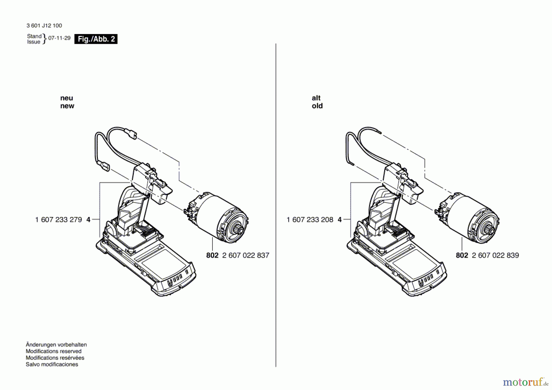  Bosch Akku Werkzeug Akku-Mittelgriffschrauber GSR 36 V-LI Seite 2