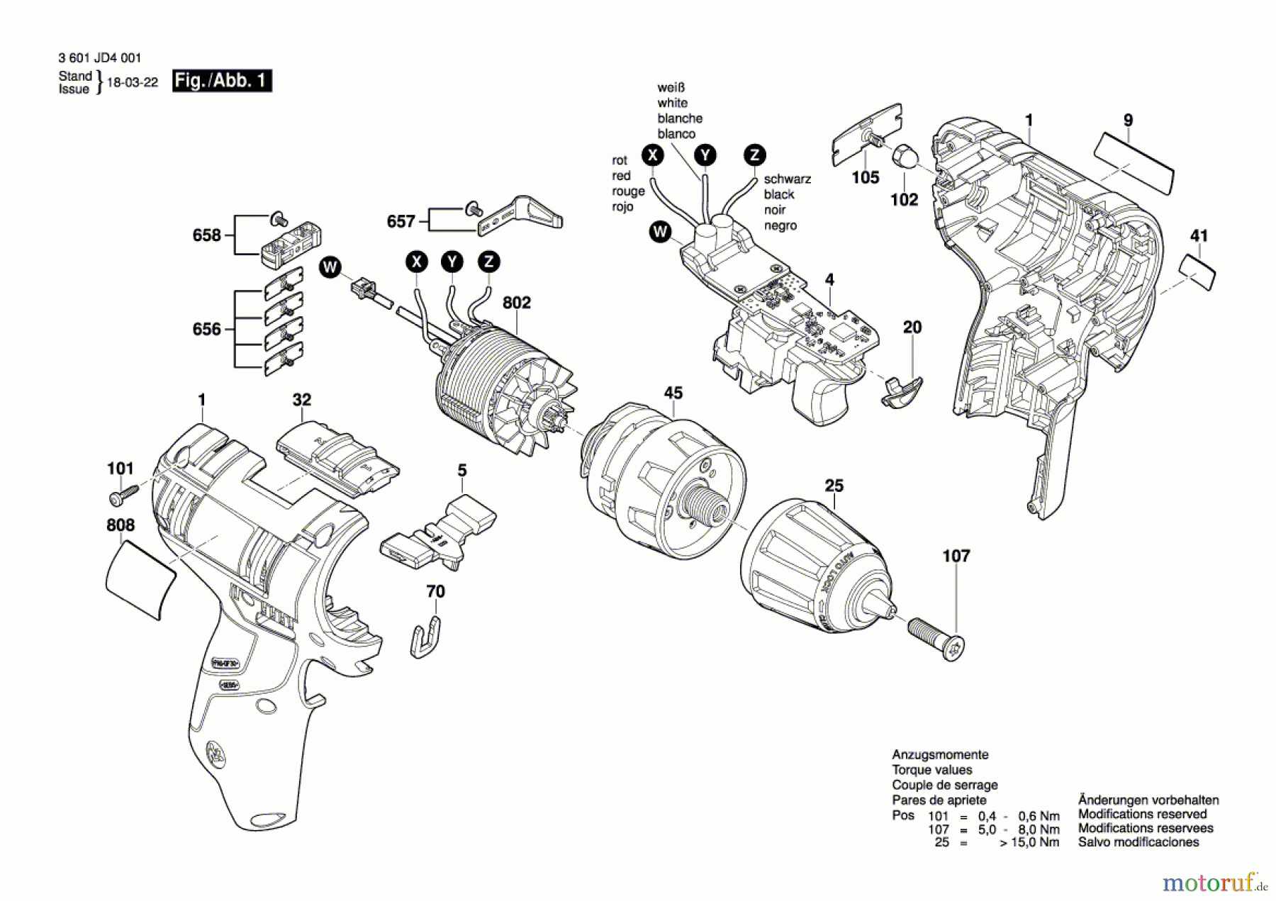  Bosch Akku Werkzeug Akku-Bohrschrauber GSR 12 V-EC Seite 1