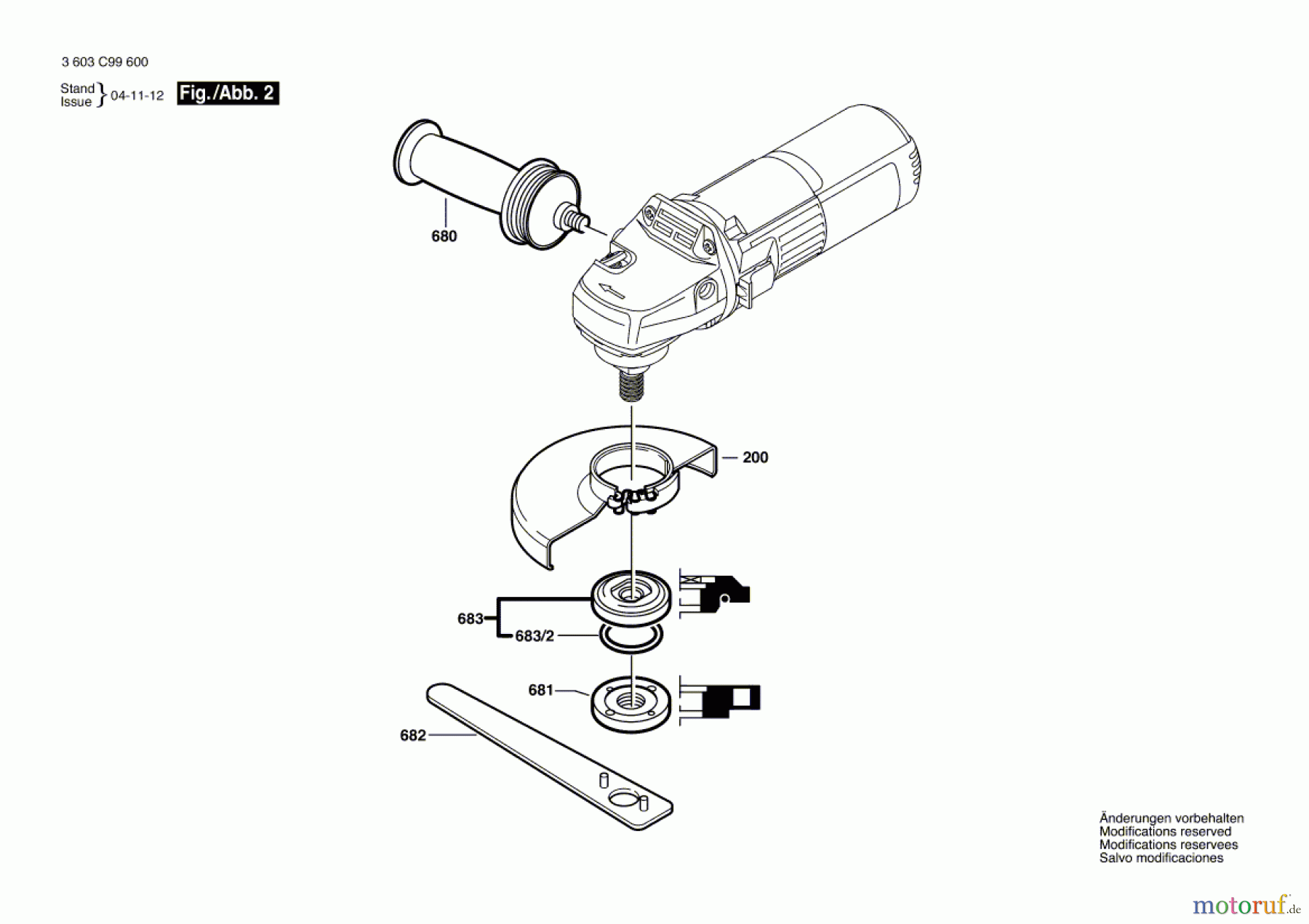  Bosch Werkzeug Winkelschleifer PWS 7-115 Seite 2