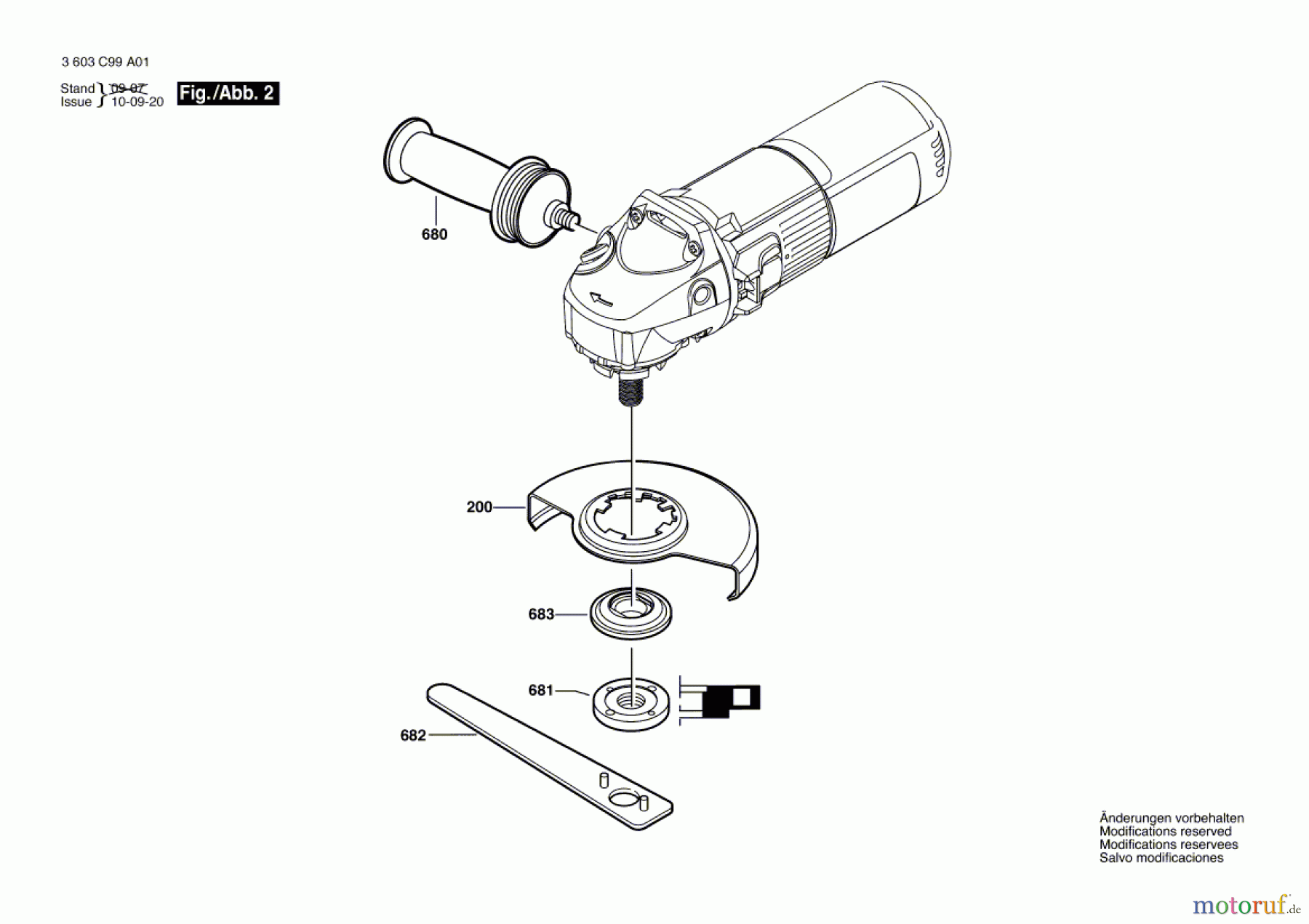  Bosch Werkzeug Winkelschleifer PWS 9-125 CE Seite 2
