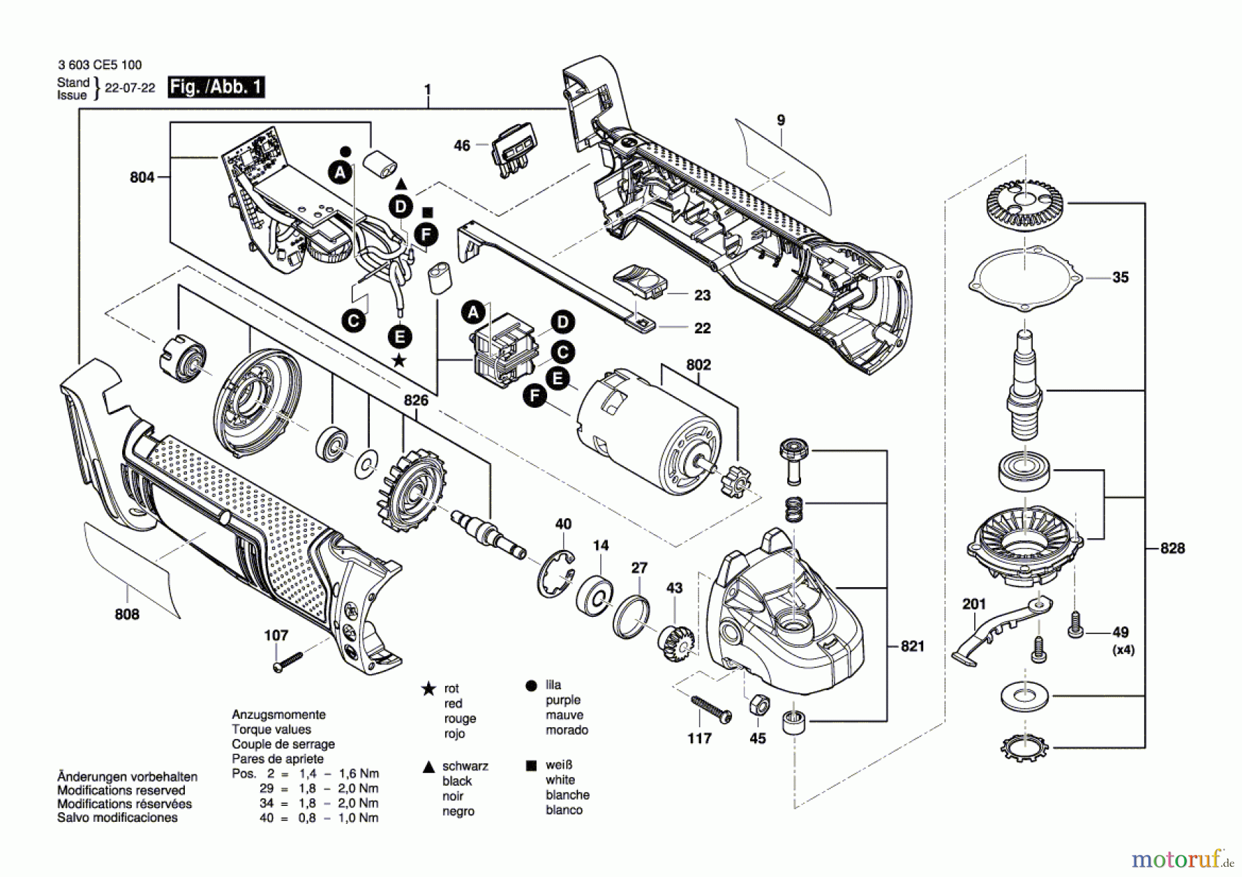 Bosch Akku Werkzeug Akku-Winkelschleifer AdvancedGrind 18V-80 Seite 1